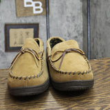 Hideaways by L.B. Evans Men's Moccassin Slippers Hashbrown Brown 13EEE