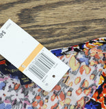 Adrienne Vittadini Sleeve Floral Top with Pleat Detail Action Floral Red Multi S