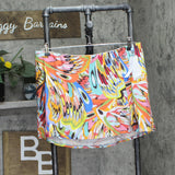 Bleu By Rod Beattie Size Break The Mold Skirted Bikini Swim Top Multi Blue 18W