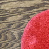 Gardland Rug Traditional 3-piece Bath Rug Set Pink Hibiscus Standard