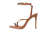 Steve Madden Womens Tia Bracelet Stiletto Heels TIA04S1 Caramel Brown 8.5M