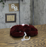 A New Day Womens Sage Slide Slippers 91315735 Burgundy Red 6M
