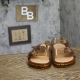 Shade & Shore Gemma Jelly Slide Sandals 94748342 Tan Brown 7M