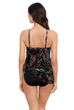 Magicsuit Charlie Underwire Bra Adjustable Strap One Piece Swim Black / Multi 14