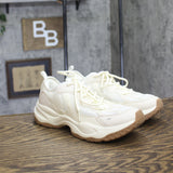 All In Motion Womens Cadence Sneakers Low Top Athletic Running Off White 7M