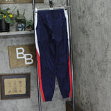 Reebok Womens Colorblock Nylon Track Pants IT5650 Vector Navy Blue XS