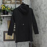 Guess Womens Belted Softshell Jacket with Hood 16710941b64ffa Deep Black L
