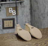 A New Day Womens Ansel Double Band Open Toe Wedge Heels 93320229 Tan Brown 6.5M