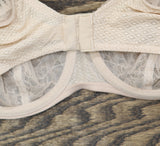 Simone Perele Womens Comete Full Coverage Lace Bra 12S324 Pinky Sand Pink 38D