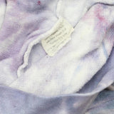 Ivory Ella Womens Tie Dye Graphic Hooded Hoodie Sweatshirt Purple Multicolor S