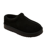 Auden Womens Kaya Genuine Suede Clog Slippers 91309170 Black 9M