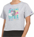 Champion Womens Be Kind to Mother Graphic The Cropped Tee W5950G586GFA