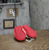 Cat & Jack Toddler Girls Boys Lila Metallic Scuff Slippers 91309311 Red 5T-6T