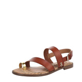 Sam & Libby Womens Strappy Perris Flat Sandal J5247S1200 Amber Brown 6.5M