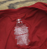 Joylab High Neck Low Back Active Dress with Built-In Shorts Maroon Red XL
