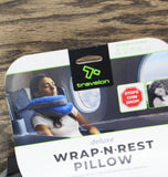 Travelon Deluxe Wrap-n-Rest Neck Pillow Dark Gray / Light Gray One Size