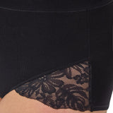 Bali Womens Breathe Lace High-Waist Brief DFS116 Black Lace L