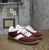 Universal Thread Spencer Fashion Sneakers Memory Foam Insole Burgundy Red 7.5M