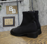 Aerosoles Womens DIMMI Ankle Bootie DIMMI Black Stretch Fabric 6M