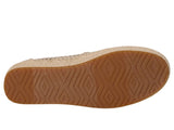 Toms Womens Valencia Platform Espadrille 10021921 Champagne Brown Metallic 7.5M