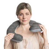 Travelon Deluxe Wrap-n-Rest Neck Pillow Dark Gray / Light Gray One Size