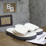 Isotoner Womens Active Recycled Adjustable Slide Slippers Light Grey L (8.5-9)