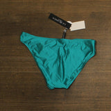 La Blanca Earth Goddess Scoop Front Hipster Swimsuit Bottom Teal Blue Green 12