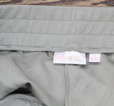 Belle By Kim Gravel Womens ScubaLuxe Wide Hem Knit 7" Shorts Green Tea 2X