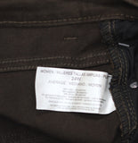 Gloria Vanderbilt Amanda Classic Straight Leg Jeans Coffee Roast Brown 24W
