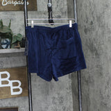 Universal Thread Womens Leisure Studio High-Rise Velour Shorts Navy Blue S