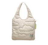 Coachtopia Loop Flat Tote with Cloud Quilting CO668 Cloud Off White