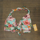 Kona Sol Women's Floral Triangle Bikini Top AFK46T-1