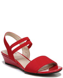 Lifestride Women's Yolo Wedge Sandal F4561F1 Red 8.5W