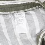 Peace Love World Print Striped Wide Leg Monica Pant Rosemary Stripe Green 2X