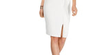 Vince Camuto Women's Angled Ruffle Sheath Dress VC9M9272 White 14P