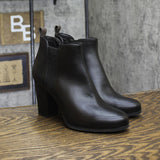 Michael Michael Kors Ankle Heeled Bootie with Block Heel Black Multi 9.5M