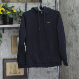 Under Armour Mens Full Zip Fleece Hooded Sweatshirt Black L