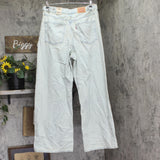 Levi's Cinch Baggy Zip Fly High Rise Jeans 94417183 On Blast Blue 32X31
