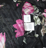 RACHEL by Rachel Roy Mae Printed Tiered Maxi Dress Belted Black Combo Cascade 12