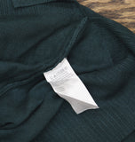 Joan Rivers Womens Wardrobe Builders Funnel Neck Long Sleeve Sweater Green XL