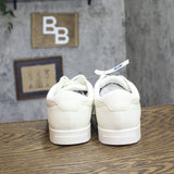 Goodfellow & Co Mens Cade Court Flat Skater Sneakers 94809181 White 13