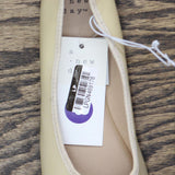 A New Day Womens Janie Ballet Flats with Memory Foam Insole Beige Brown 6M