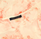 Tommy Hilfiger Womens Woven Tiered Fit & Flare Dress Pink / White Multi 12