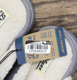 Dluxe By Dearfoams Womens Maci Felted Scuff Slippers 86802659 Gray XL (11-12)
