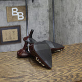 A New Day Womens Serafina Heels Rhinestone Patent 94661782 Burgundy Red 7M