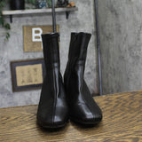 A New Day Pippa Stretch Ankle Boots with Block Heel 87930826 Black 6.5M