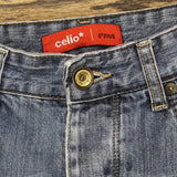 Celio Mens C*Five Straight Leg Button Fly Jeans 1678c2b2332d2f Blue 33x32