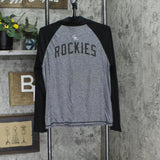 MLB Colorado Rockies Women's Long Sleeve Quarter Zip Poly Top 196761929534