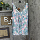 Raisins Curve Printed Twist-Front Swimdress One Piece Swimsuit Pink Multi 20W