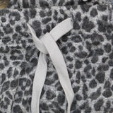 Fifth Sun Womens Leopard Print Lounge Pajama Sleep Shorts 1666cde0d4dbf2 Gray XL